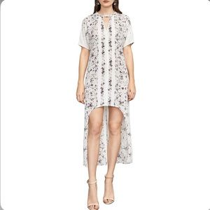 BCBGMAXAZRIA Landyn Floral Print Cut-Out Dress